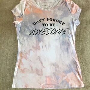 Wound Up Short Sleeve Tee -Don’t Forget to be Awesome!